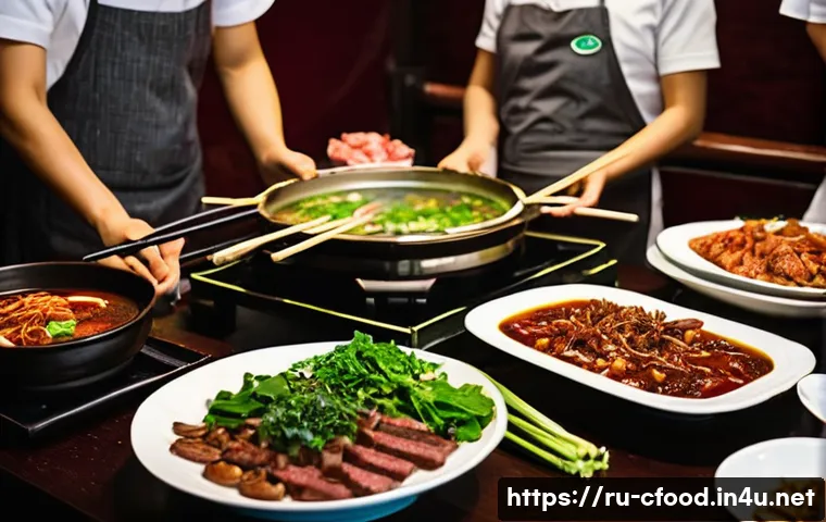 중국 음식 문화 연구 - **Prompt for a Sichuan Hotpot Scene:**
    "A vibrant and bustling indoor scene of friends (diverse,...